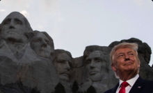 Donald Trump at Mt. Rushmore