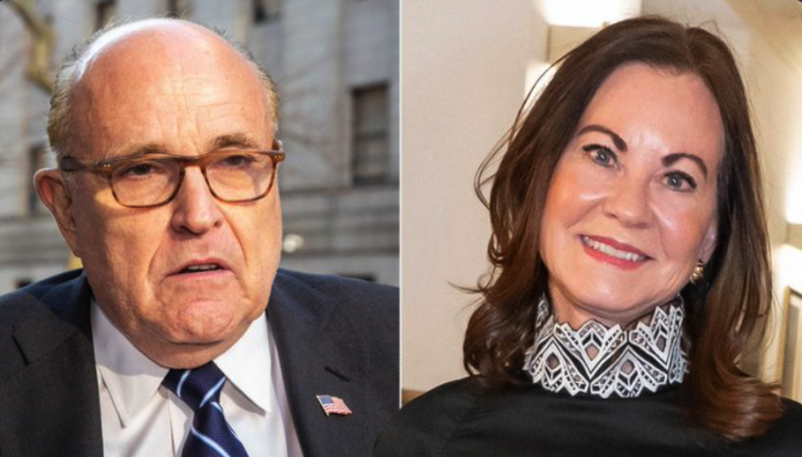 Rudy Giuliani and Judith Nathan