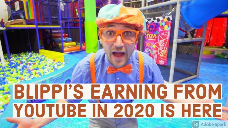 Blippi aka Stevin John's Earnings from YouTube