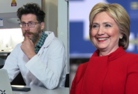 Alexander Kagansky and Hillary Clinton