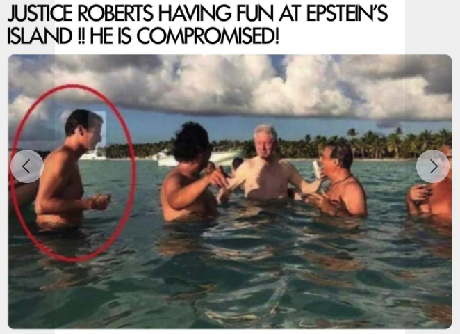 John Roberts Epstein Island