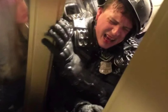 Cop Being Crushed Cop Being Crushed