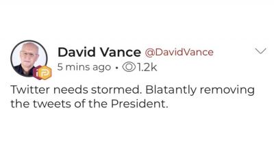 Parler reaction Parler reaction