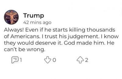 Parler reaction Parler reaction