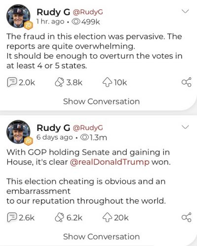 Parler reaction Parler reaction