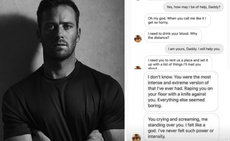 Armie Hammer Accused Of Grooming Women With Cannibal Rape Sex Fantasies After Dms Leak Online