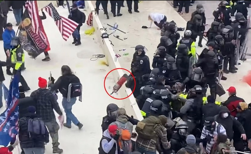 Shocking New Video Shows MAGA Rioter Attacking Capitol Cop with Fire ...