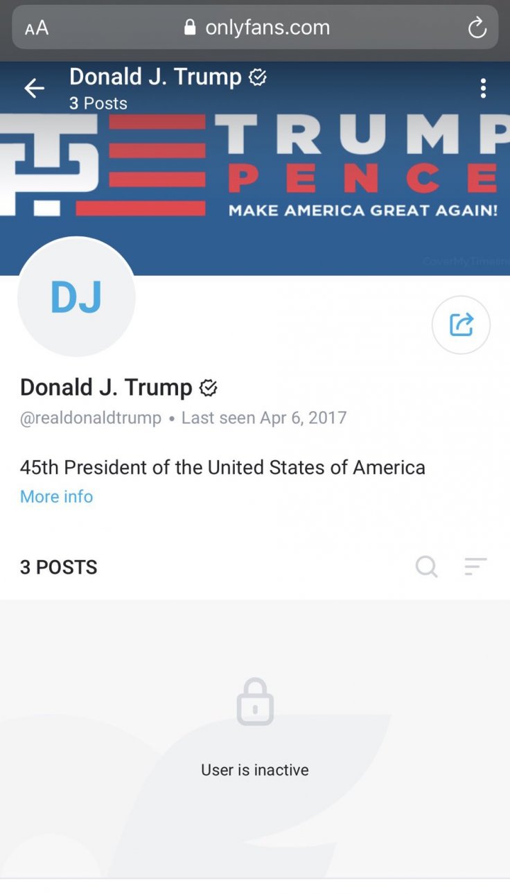 Donald Trump OnlyFans