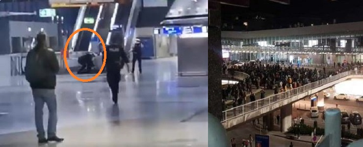 Viral Video: Mass Evacuation at Frankfurt Airport After Man Shouts ...