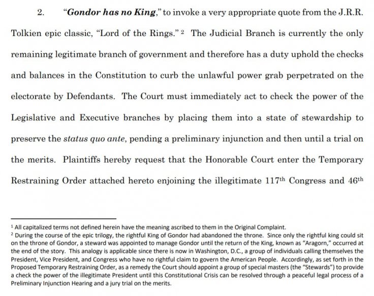pro-Trump lawsuit pro-Trump lawsuit