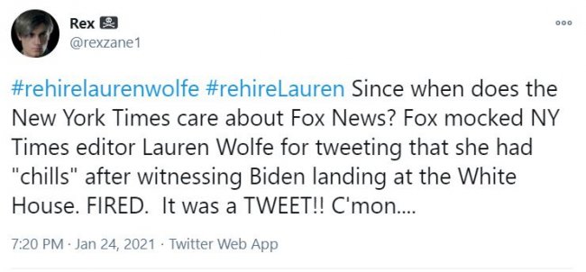 Rehirelauren Trends On Twitter After New York Times Ousts Editor For Biased Biden Tweet