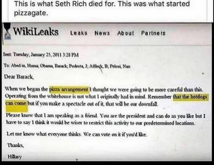 Wikileaks email