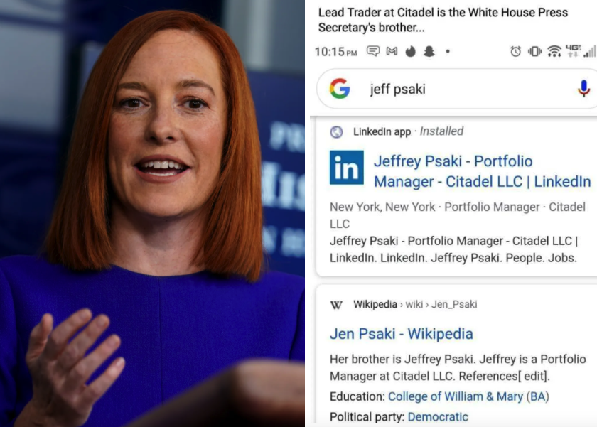 Is Jen Psaki's Brother the Lead Trader at Citadel ...