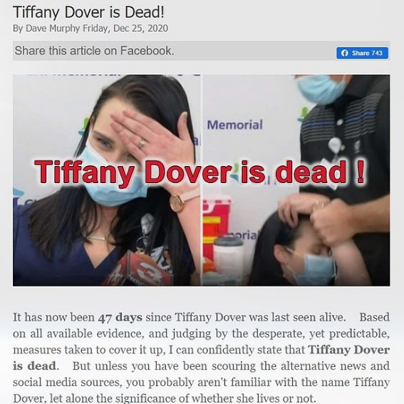 Tiffany Dover Fake News