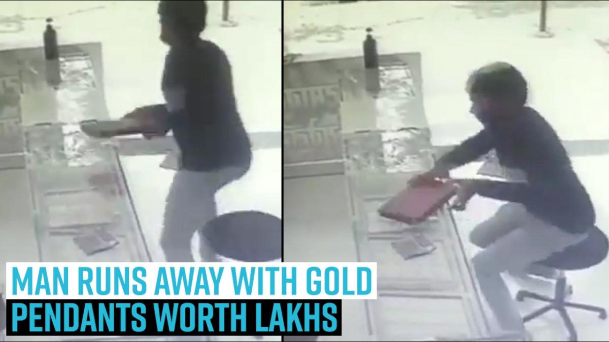 man-runs-away-with-gold-pendants-worth-lakhs-from-a-jewellery-store