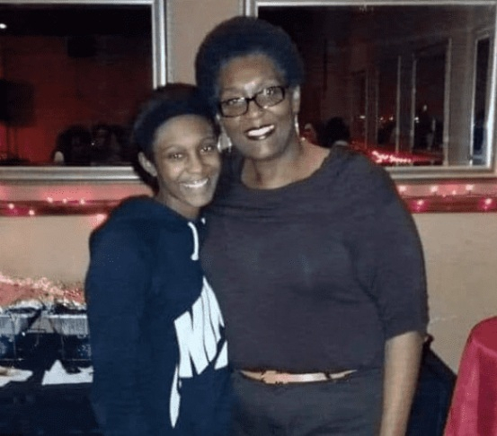 Marietta Matthews with her mother Tamiko Merriwether