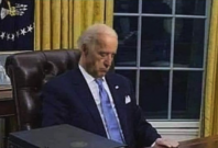 Joe Biden sleeping