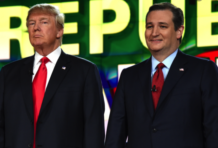 Ted Cruz and Donald Trump