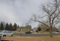 Debris landing on the street Debris landing on the street