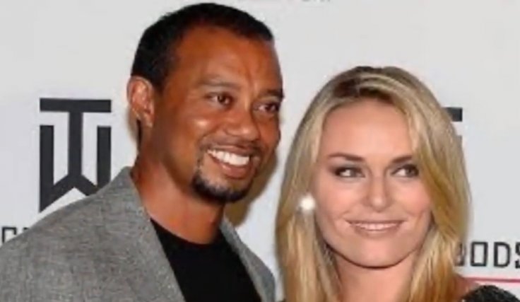 Tiger Woods with Lindsey Vonn Tiger Woods with Lindsey Vonn