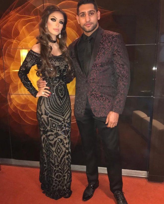 Amir Khan and Faryal Makhdoom