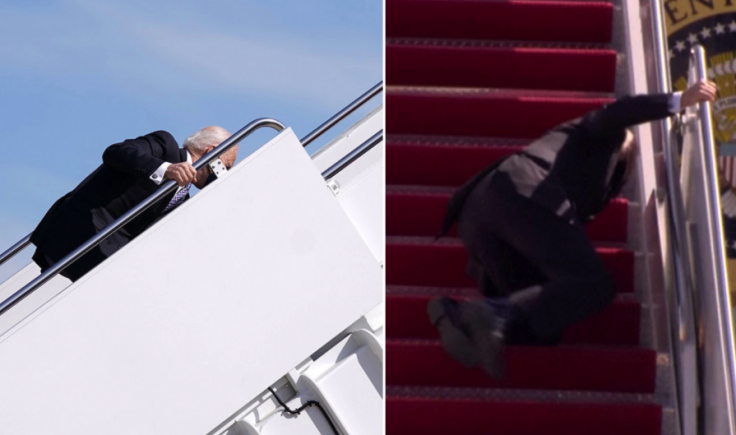 Biden Knocked Over By 14MPH Winds? Netizens Question White House's ...