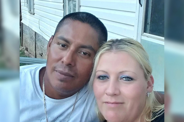 Mario Gonzalez with his wife Ashley Yaun