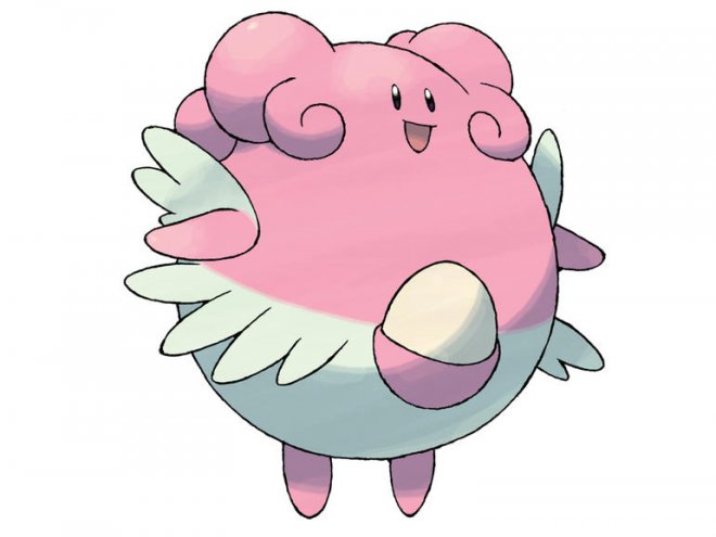 Chansey evolves into Blissey