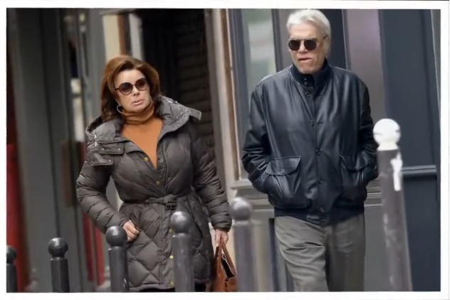 Bernard Tapie with wife Dominique