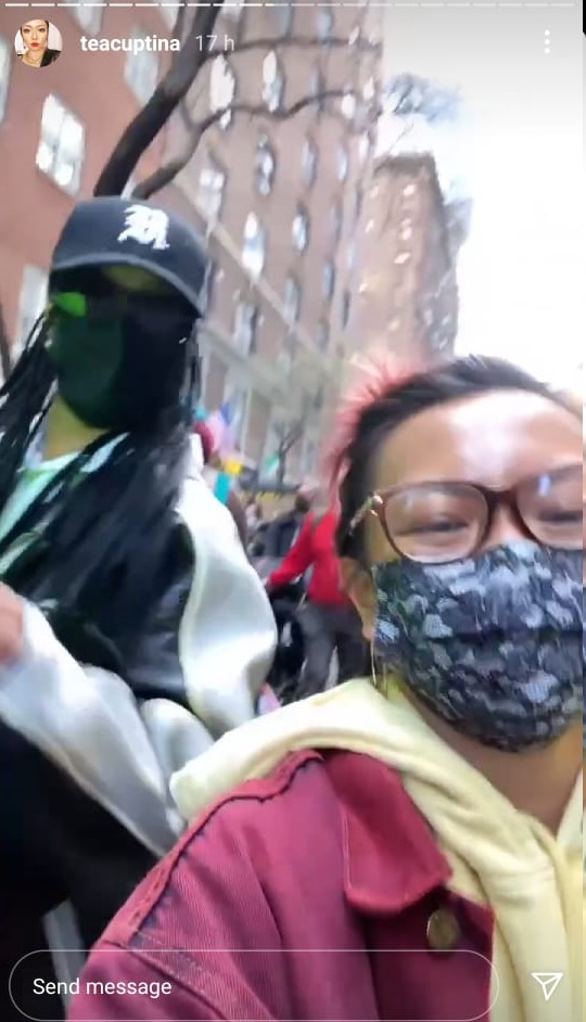 Rihanna joins Stop Asian Hate rally NYC