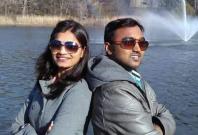 Balaji Bharat Rudrawar and wife Arati Balaji Bharat Rudrawar and wife Arati