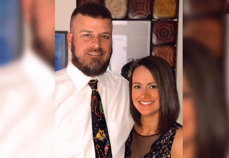 Brad Malagarie with wife Cori