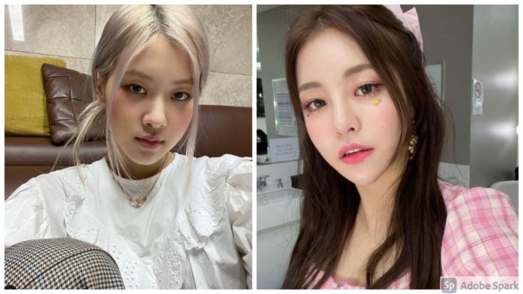 Blackpink's Rose and Brave Girls Yujeong Blackpink's Rose and Brave Girls Yujeong