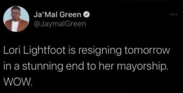 Ja'Mal Green's tweet