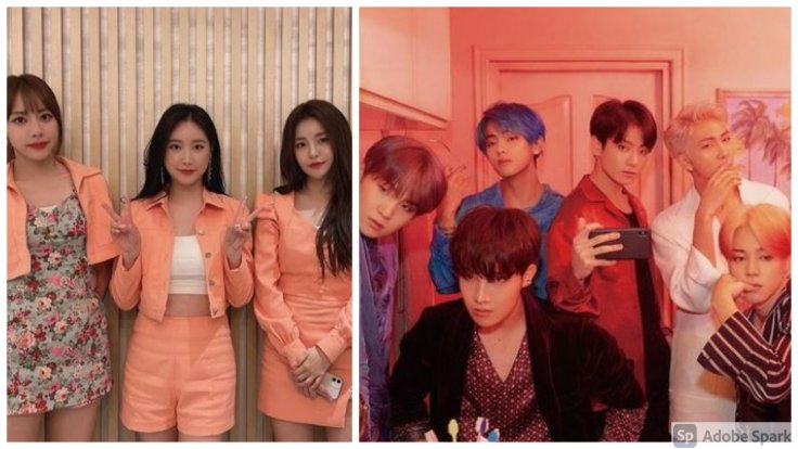 Brave Girls and BTS Brave Girls and BTS