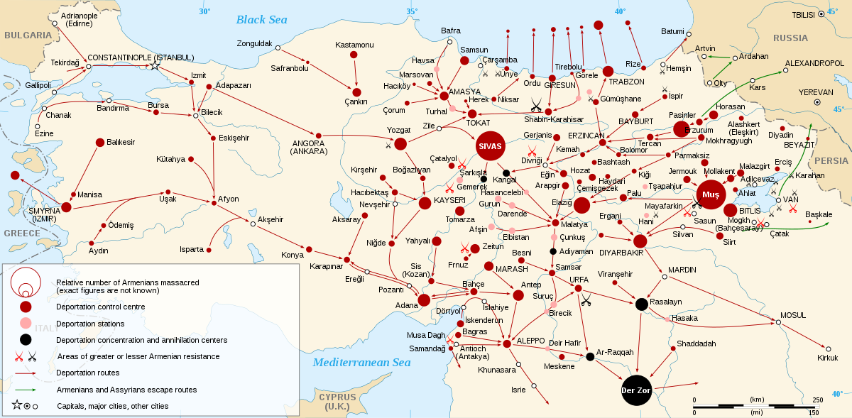 Armenians March In Yerevan On Genocide Remembrance Day; Turkey ...