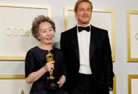 Youn Yuh Jung and Brad Pitt Youn Yuh Jung and Brad Pitt