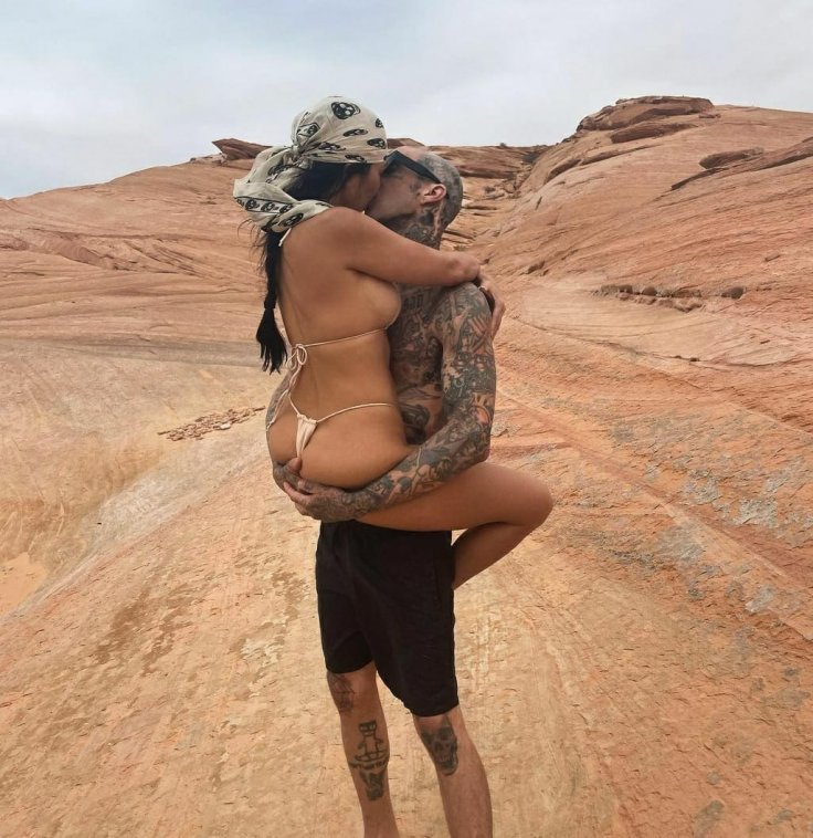 Kourtney Kardashian and Travis Barker Kourtney Kardashian and Travis Barker