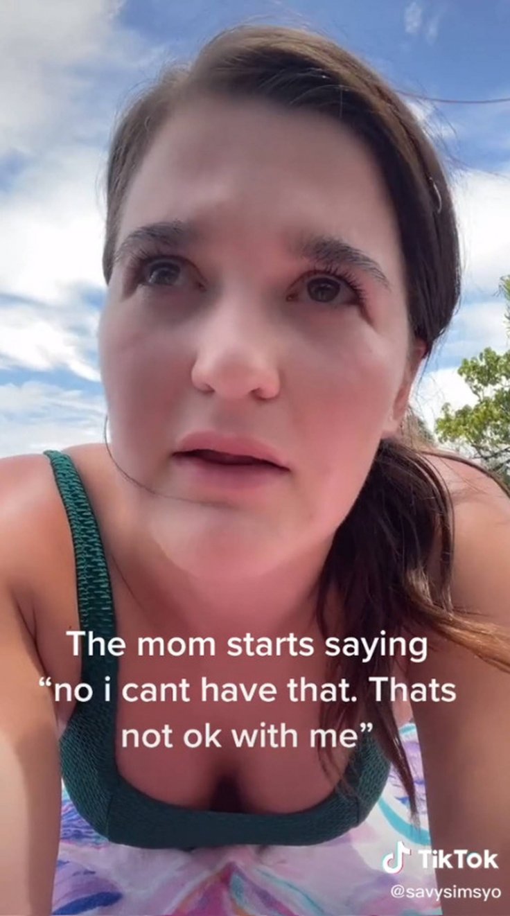 Savannah Sims asked to leave beach overBikini Savannah Sims asked to leave beach overBikini