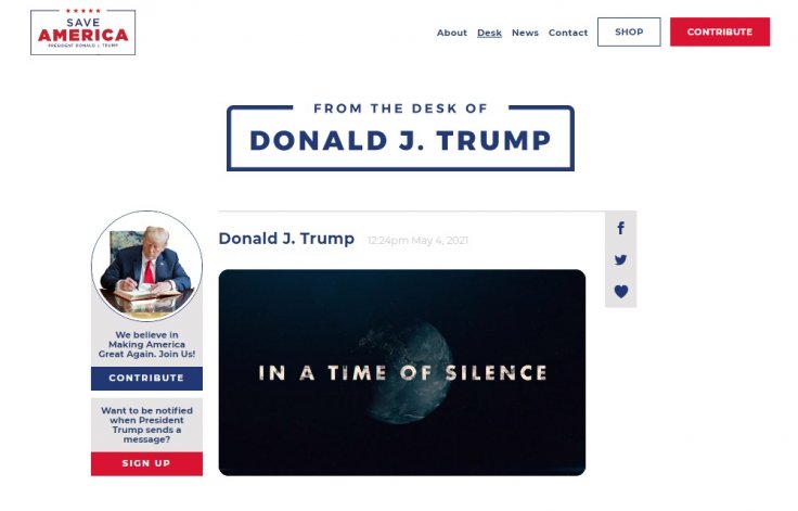 Trump New Website Trump New Website