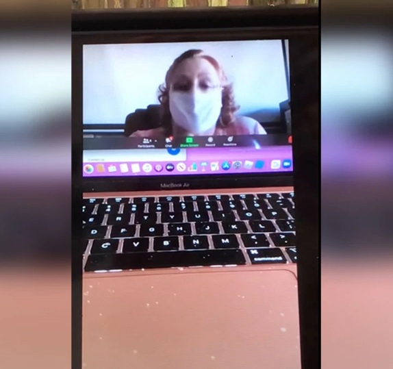 Teacher Zoom Call