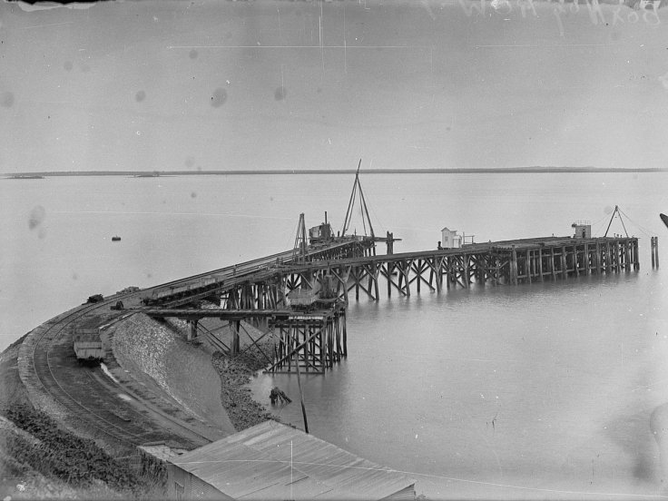 Port Darwin jetty,14 February, 1903