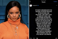 Rihanna's post
