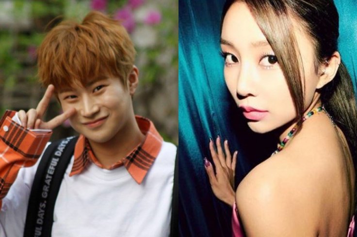 Momoland's Hyebin and ex-UNB member Marco Momoland's Hyebin and ex-UNB member Marco