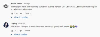 Jessica video comments