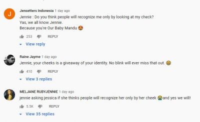 Jessica video comments