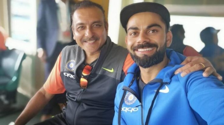 Ravi Shastri with Virat Kohli