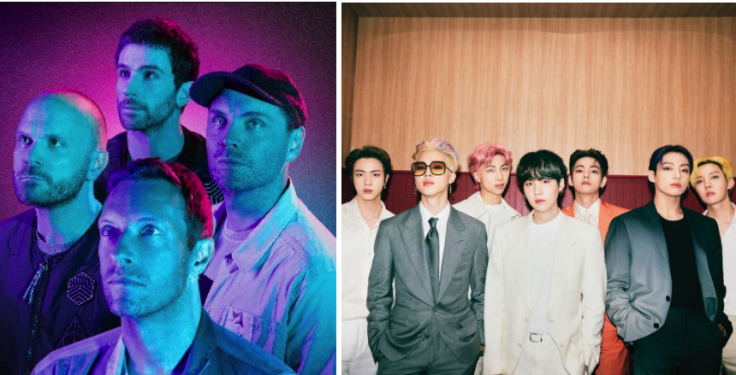 Coldplay and BTS Coldplay and BTS