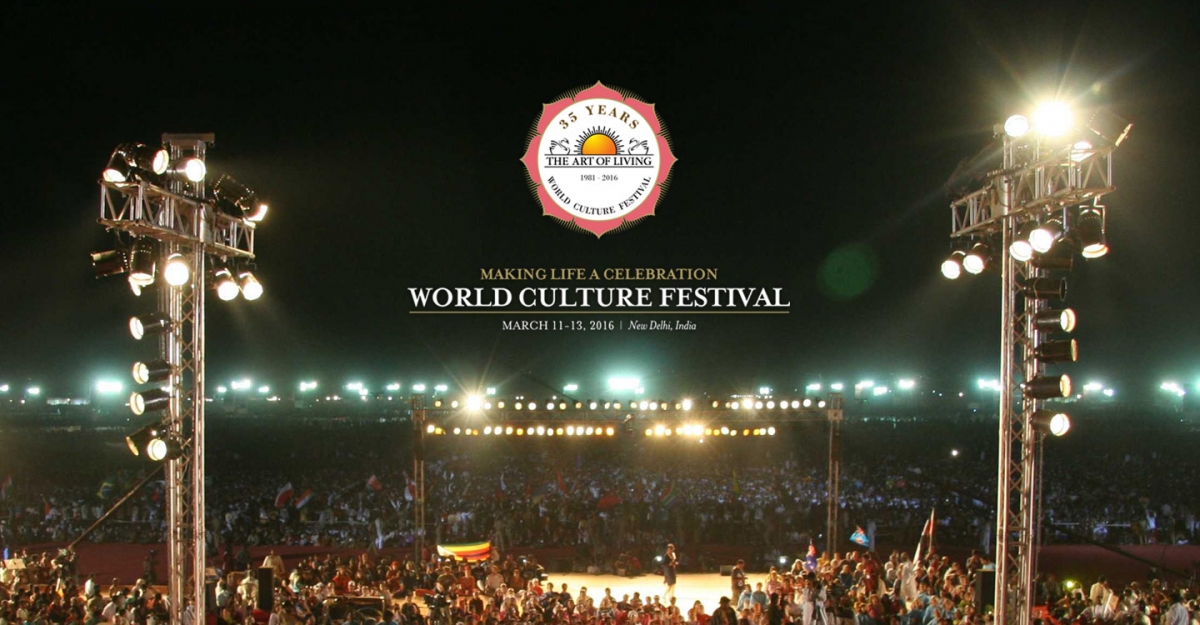Sri sri Ravi Shankar art of living world culture festival