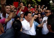 Philippines President Duterte addresses thousands of Filipinos in Singapore
